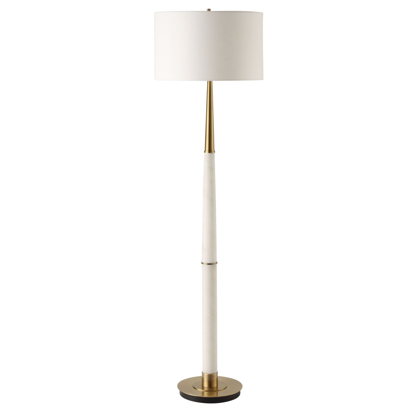 Faro - White Marble Floor Lamp