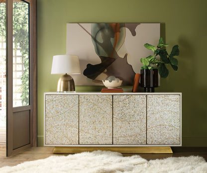Melange - Shelly Credenza - White