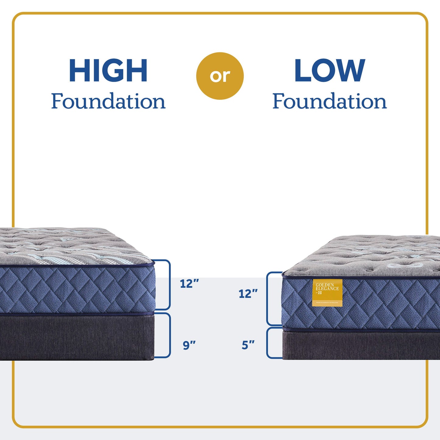 Golden Elegance - Featherton Firm Tight Top Mattress