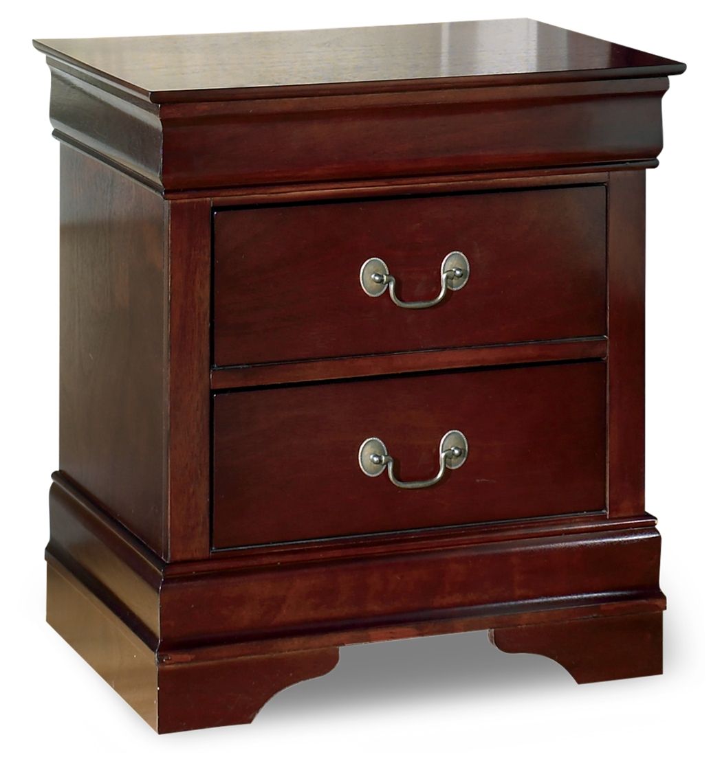 Alisdair - Reddish Brown - Two Drawer Night Stand