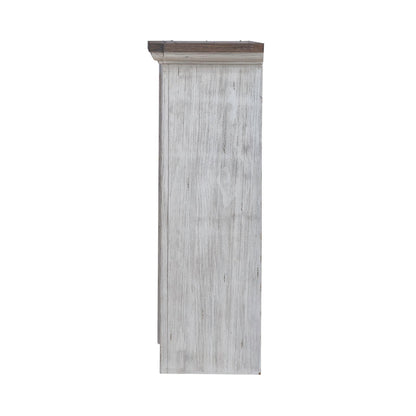 River Place - Right Pier Top - Riverstone White & Tobacco