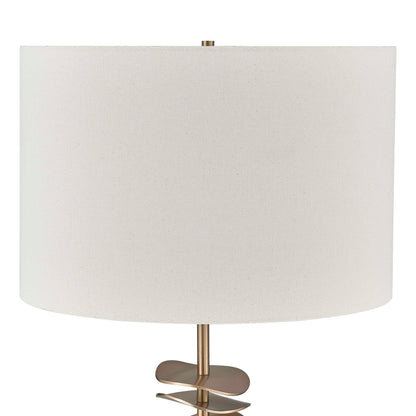 Akoa - Metal Disc Table Lamp - Brass,Gold