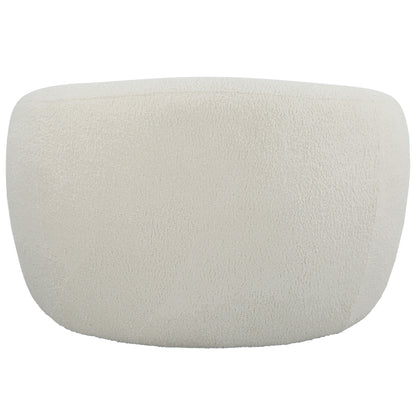 Capra - Art Deco White Swivel Chair