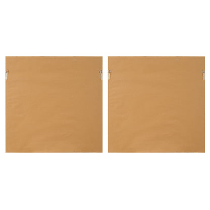 Cinnamon Shore - Framed Prints (Set of 2) - Dark Brown