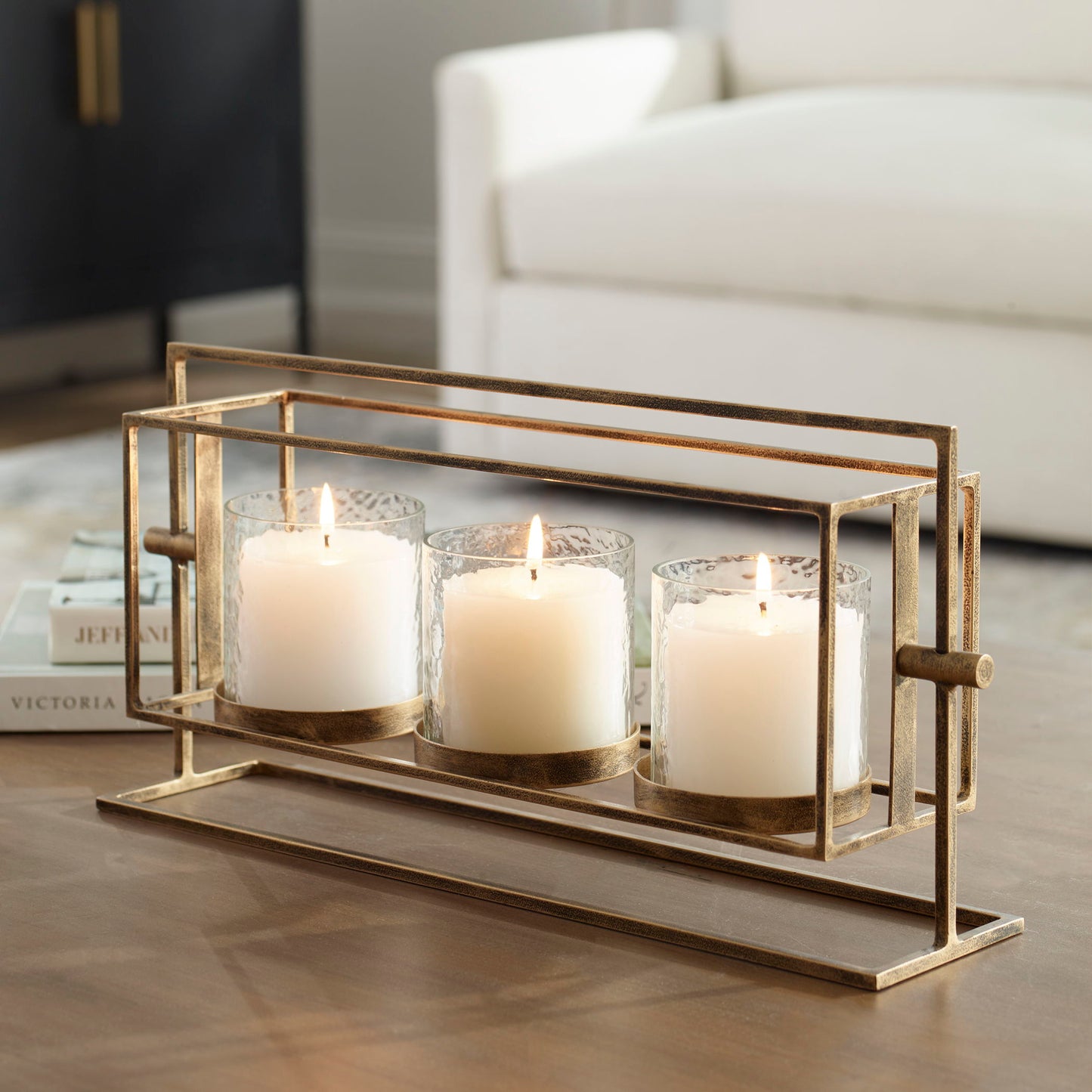 Wenman - Triple Candleholder - Gold