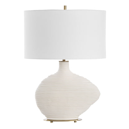 Duostacked - Ceramic Table Lamp - White