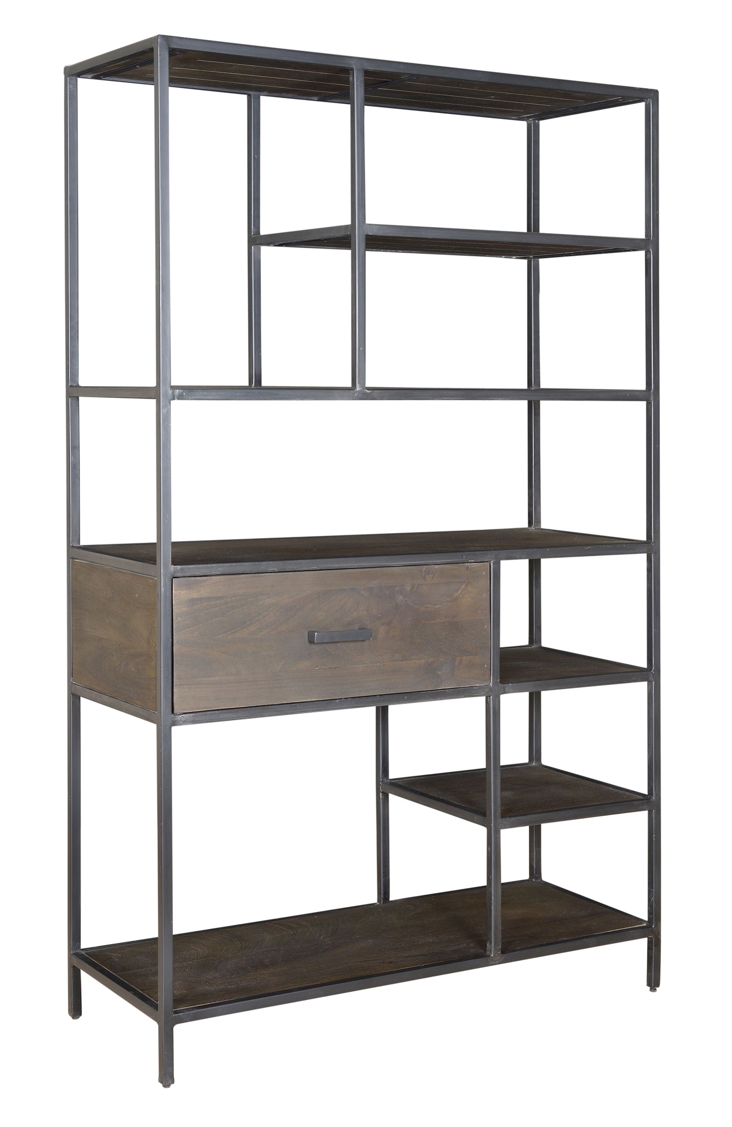 Kramer - One Drawer Bookcase - Ancia Smoke