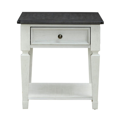 Allyson Park - Drawer End Table - White