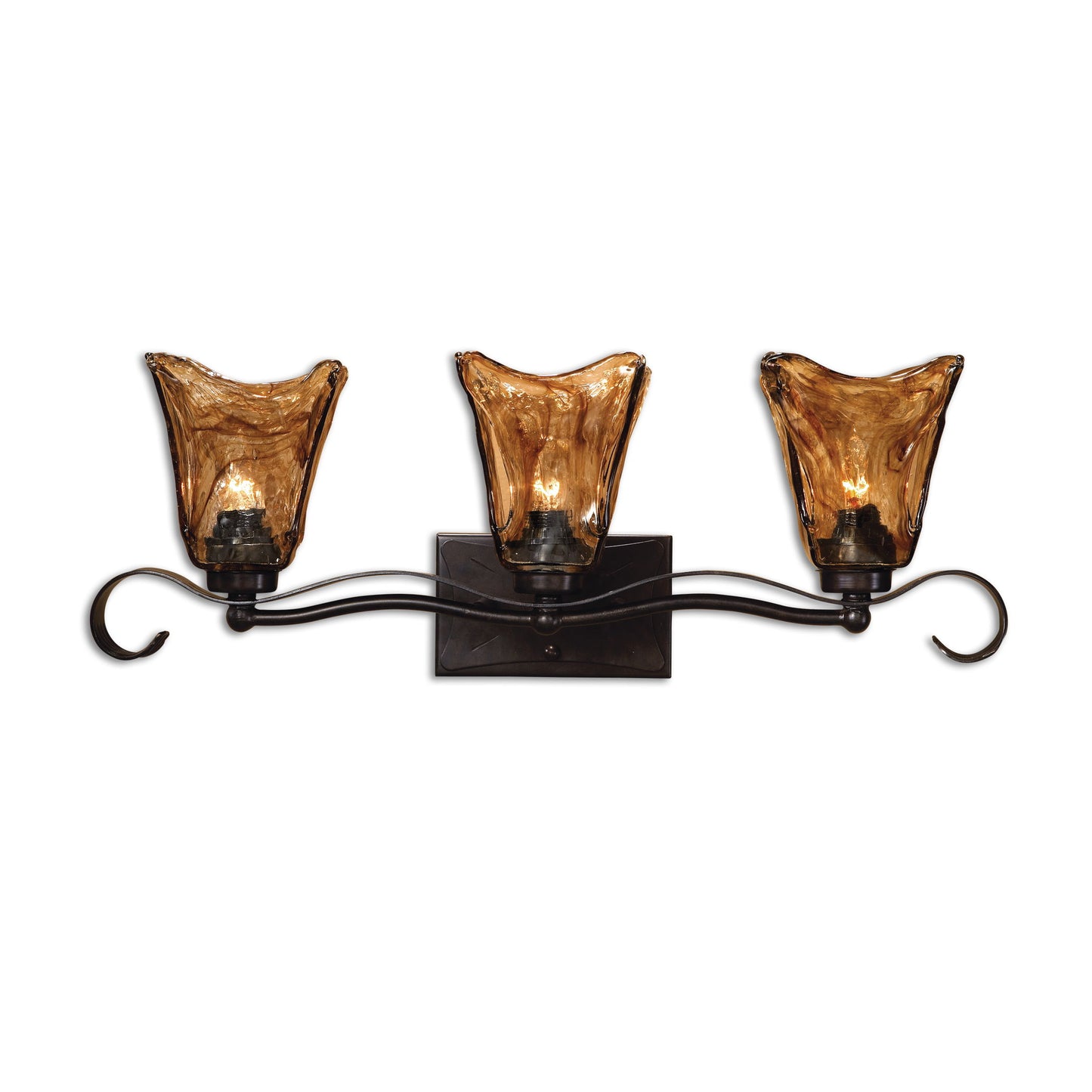 Vetraio - 3 Light Vanity Strip - Bronze