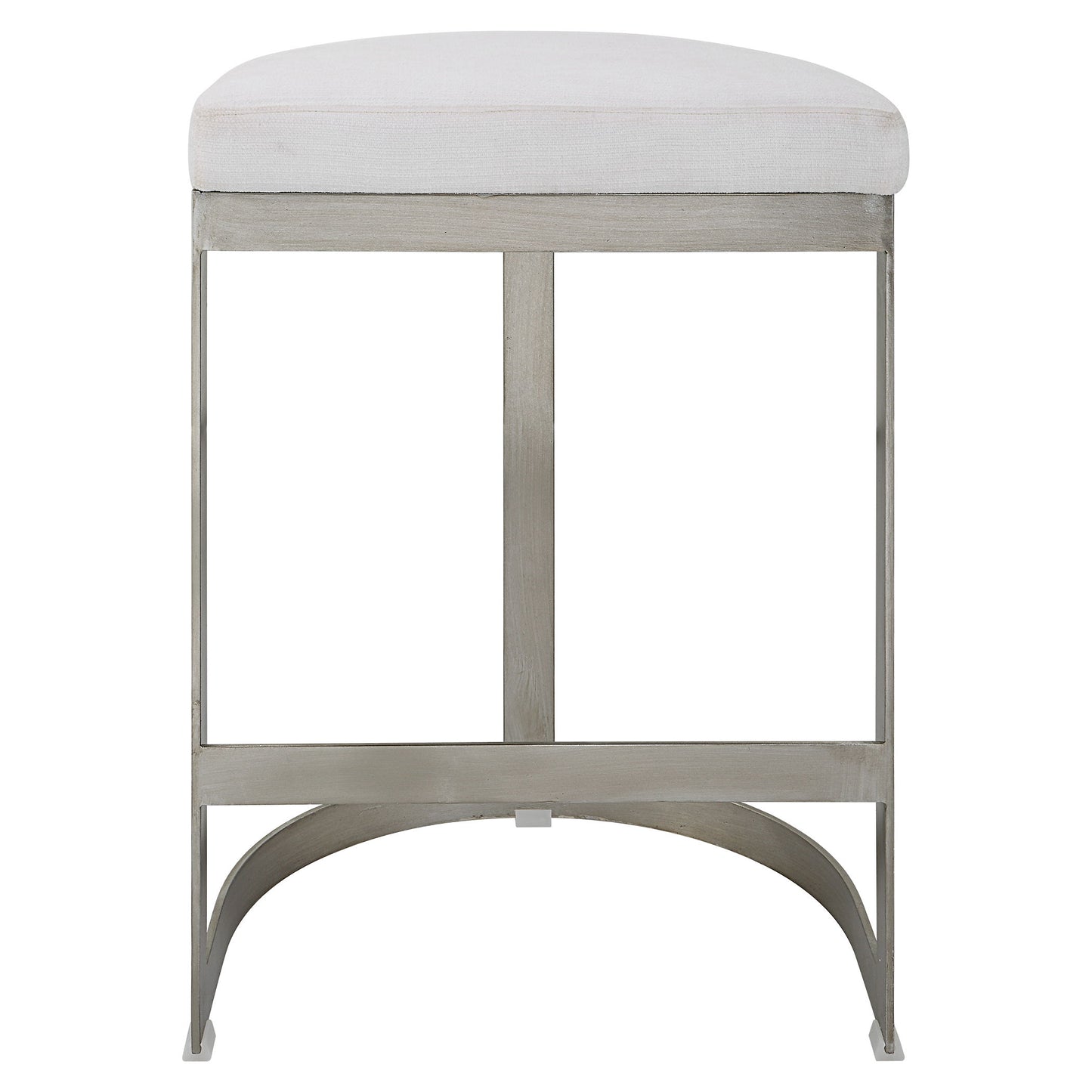 Ivanna - Backless Counter Stool - Silver