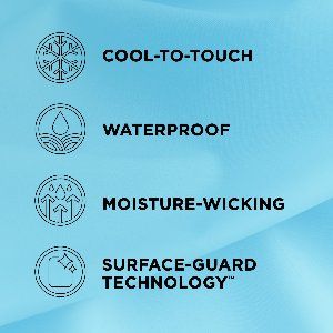 Protectors - Tempur-Protect Brezee Mattress Protector - Split Head King