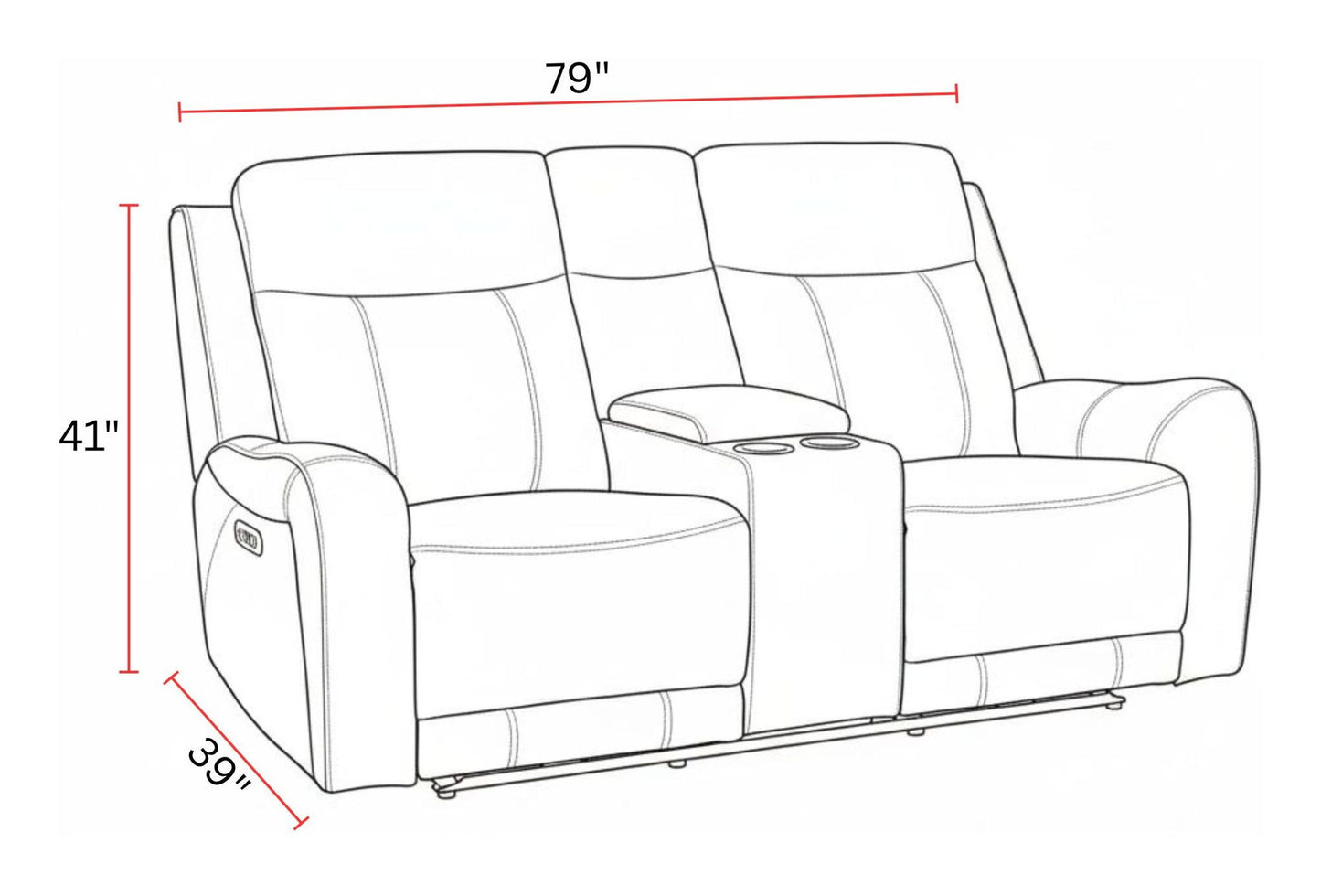Haywood - Power Reclining Sofa Set