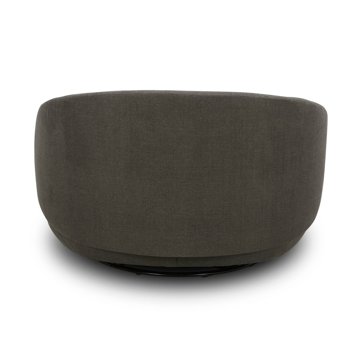 Haley - Upholstered Swivel Cuddler Chair
