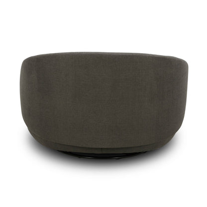 Haley - Upholstered Swivel Cuddler Chair