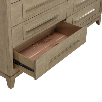 Brentwood - 8 Drawer Dresser - Sandstone