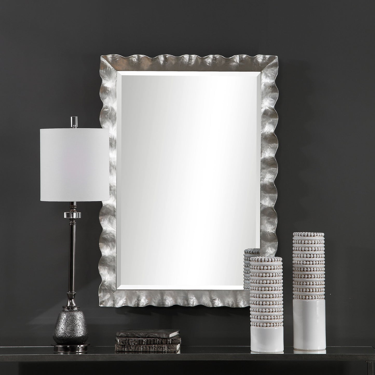 Haya - Vanity Mirror - Pearl Silver