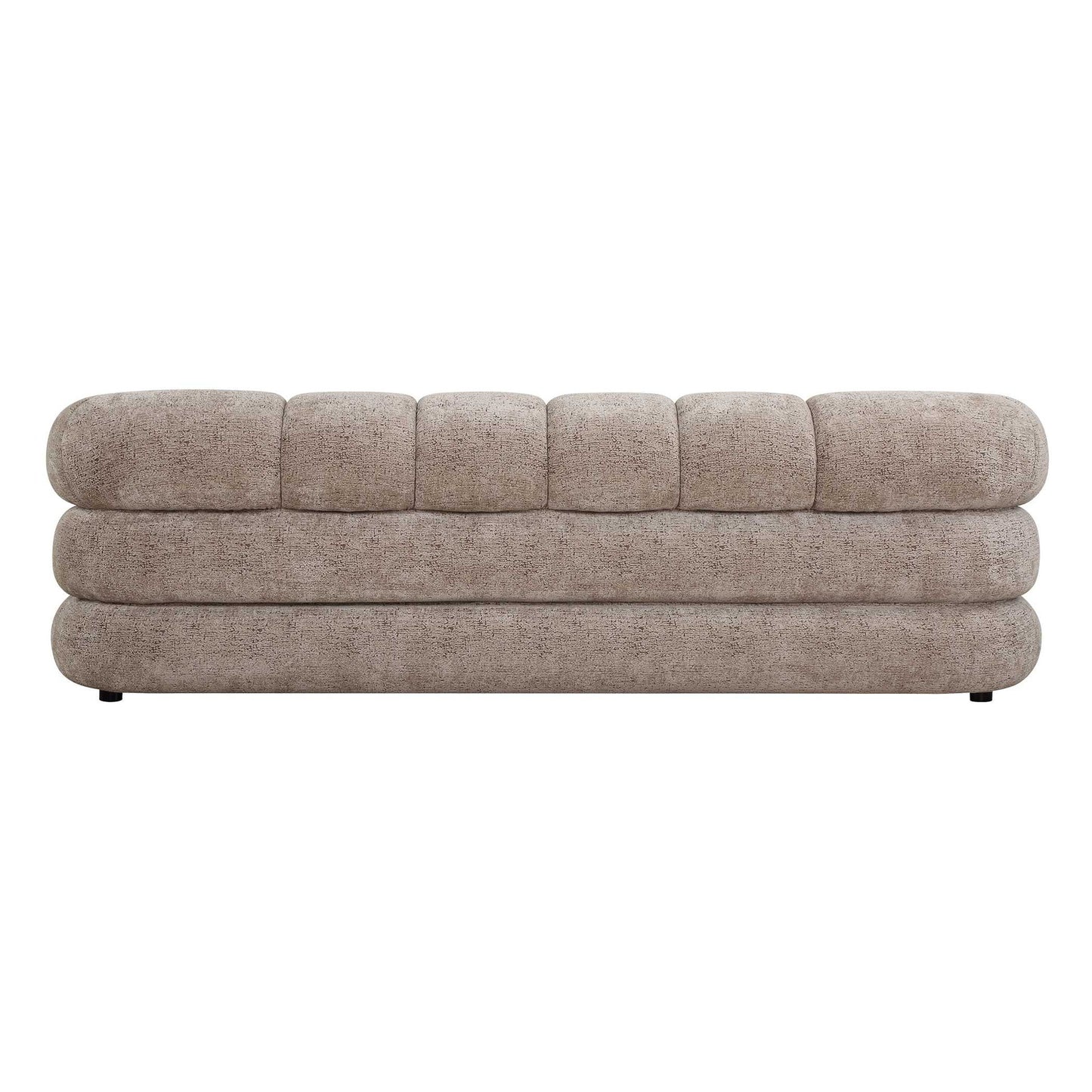 Modella - Upholstered Chenille Sofa - Brown