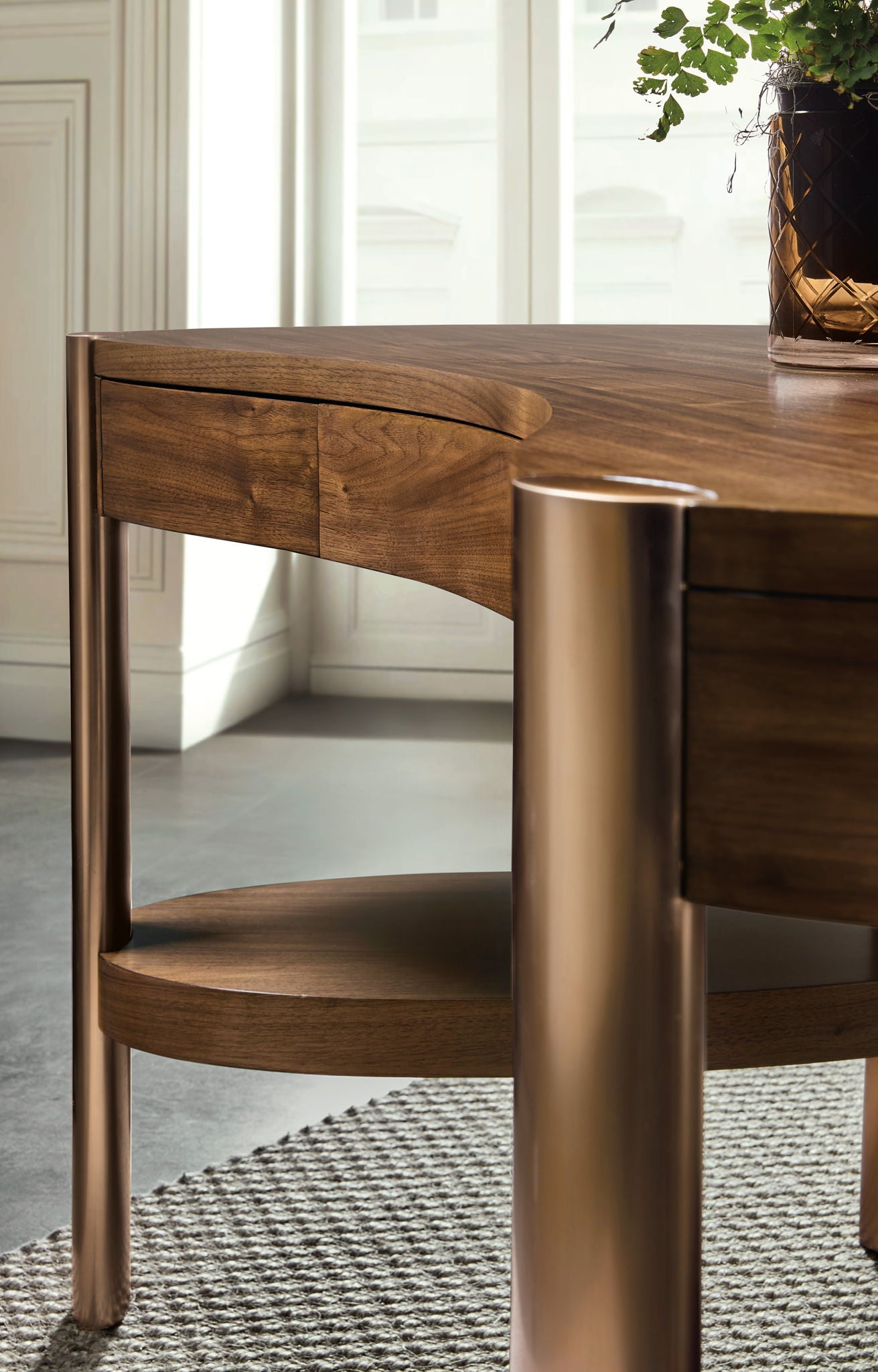 Eleana - Writing Desk - Medium Wood