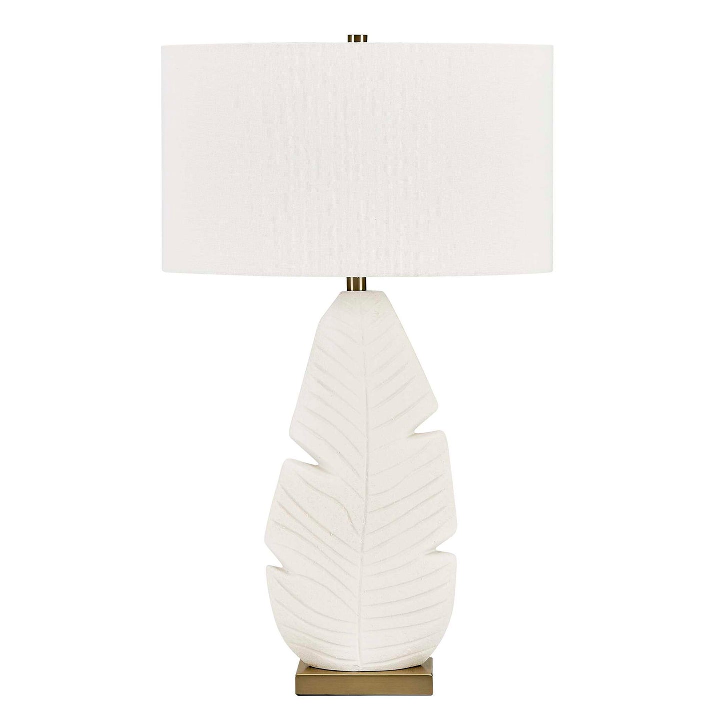 Palm Leaf - Table Lamp - White