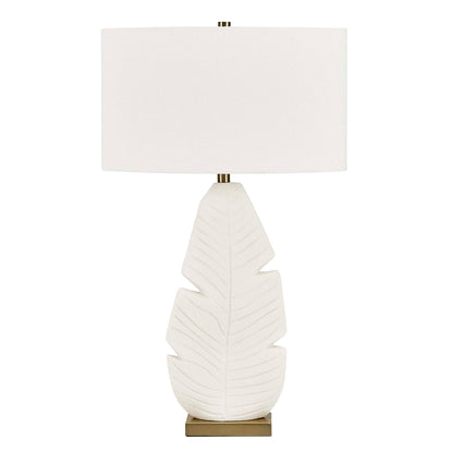 Palm Leaf - Table Lamp - White