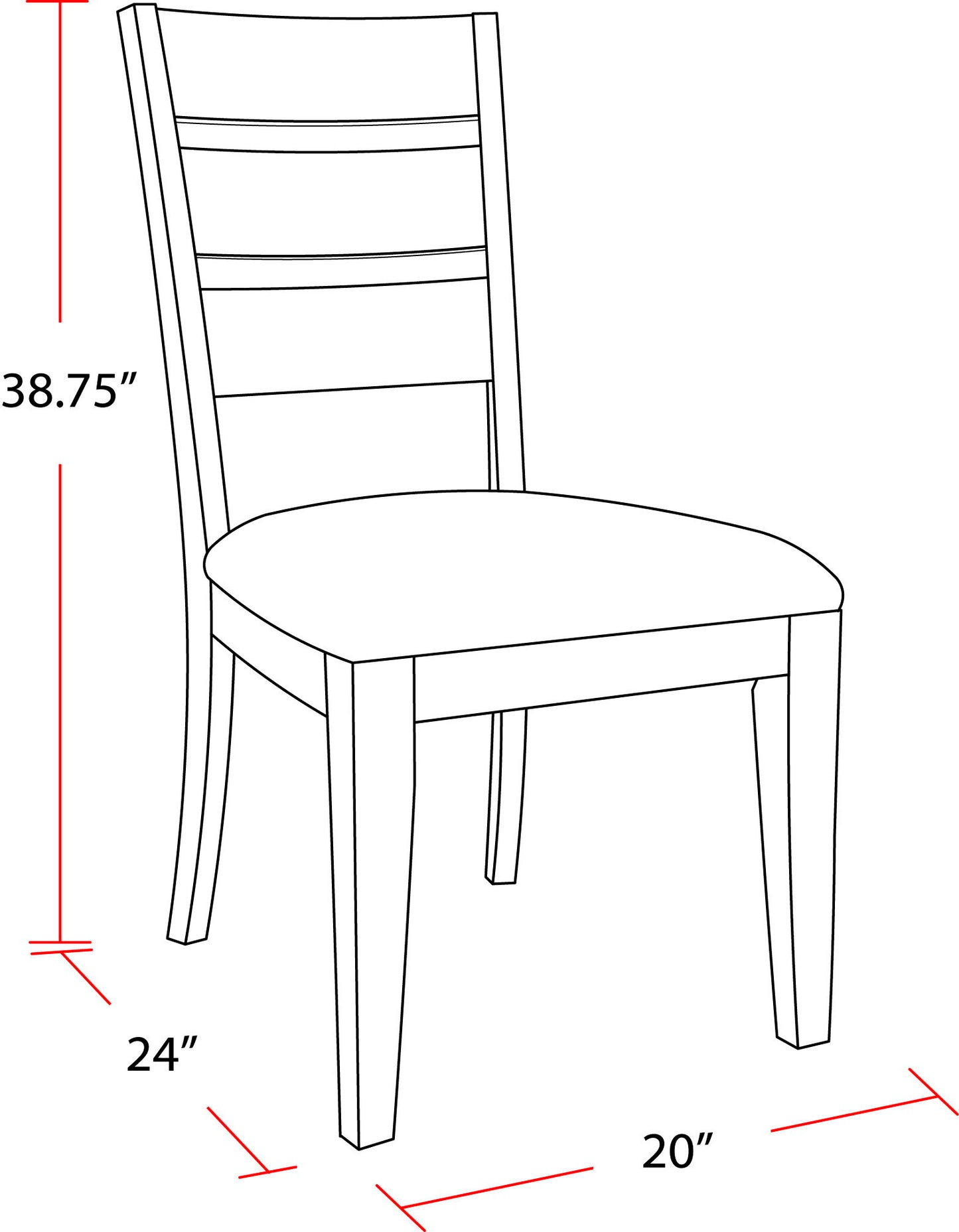 Cedar Fork - Dining Chair (Set of 2) - Smoked Arabica