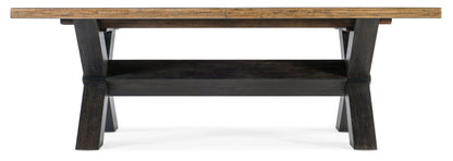 Big Sky - Trestle Dining Table With 2-20" Leaves