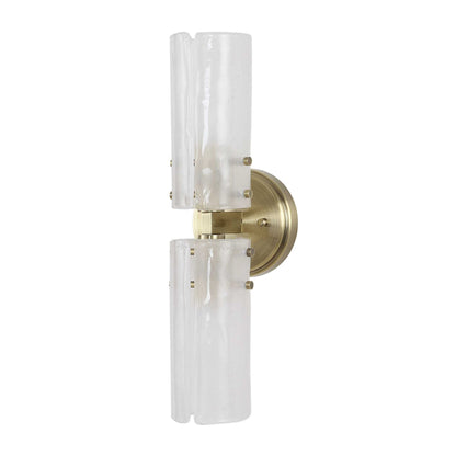 Mistie - 2 Light Glass Sconce - Bronze