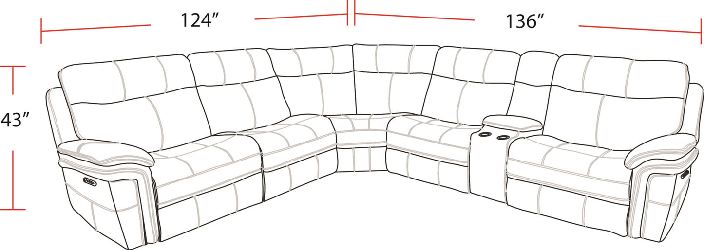 Mason - Modular Power Reclining Sectional