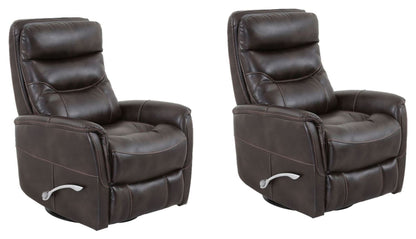 Gemini - 33.5" Swivel Glider Recliner (Set of 2)