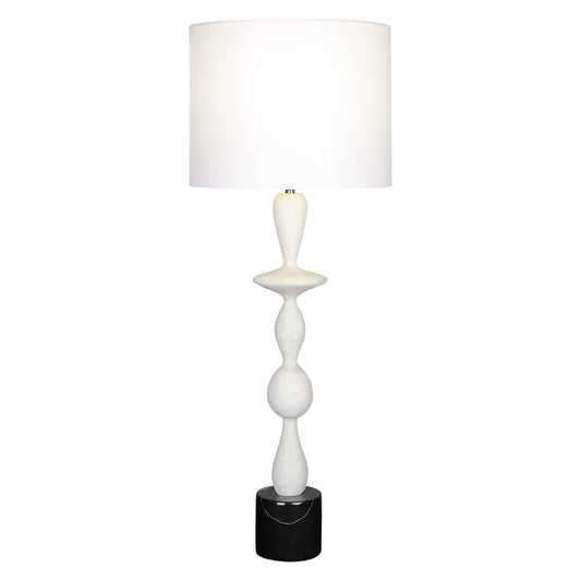 Inverse - Marble Table Lamp - White