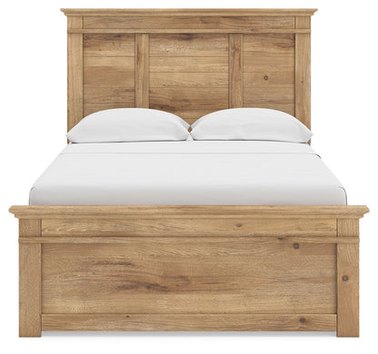 Makidern - Panel Storage Bed With 2 Under Bed Storage Units