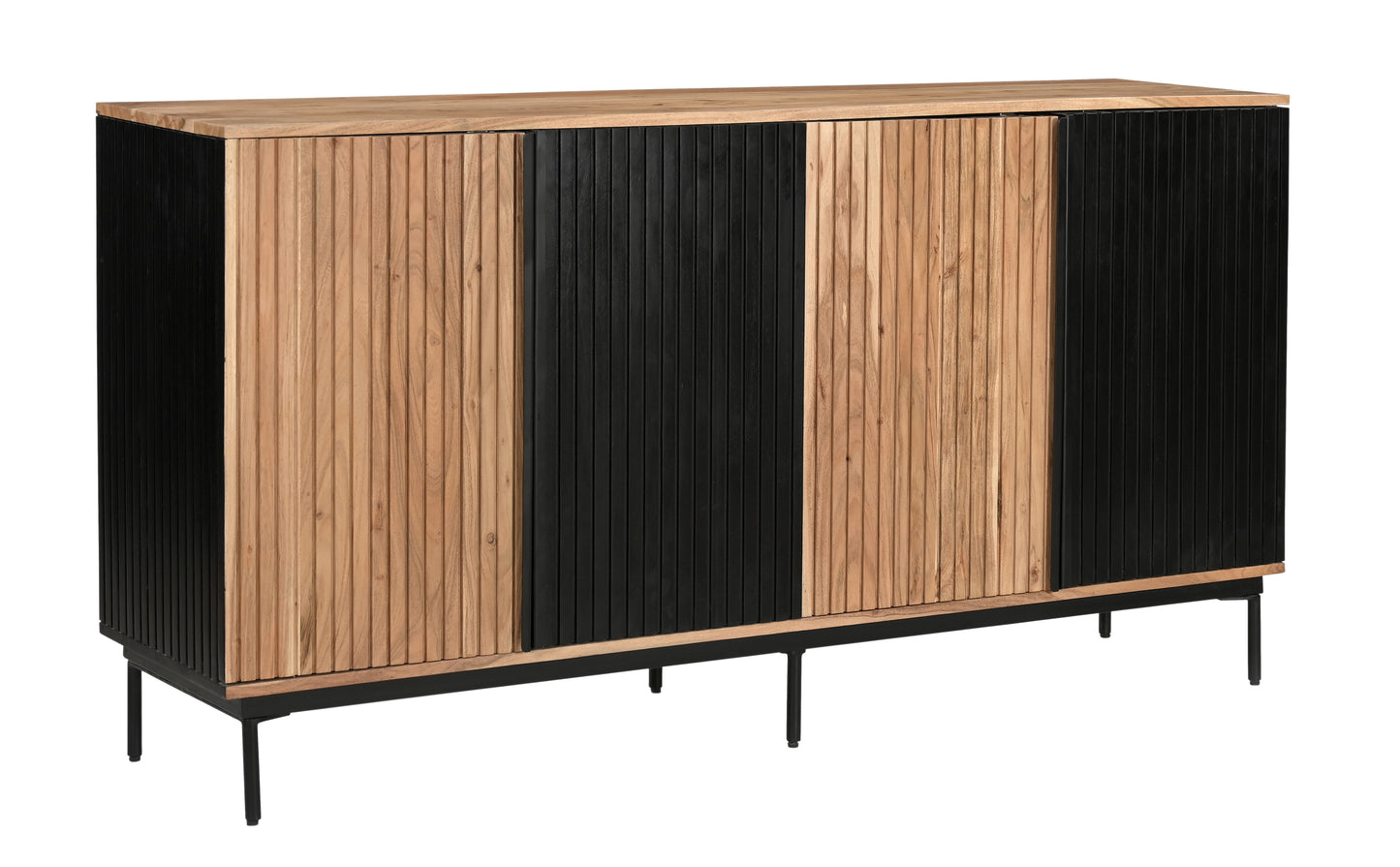 Easton - Four Door Credenza - Natural