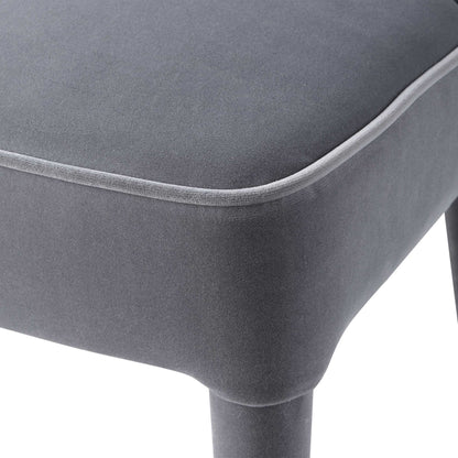 Brie - Armless Chair (Set of 2) - Gray