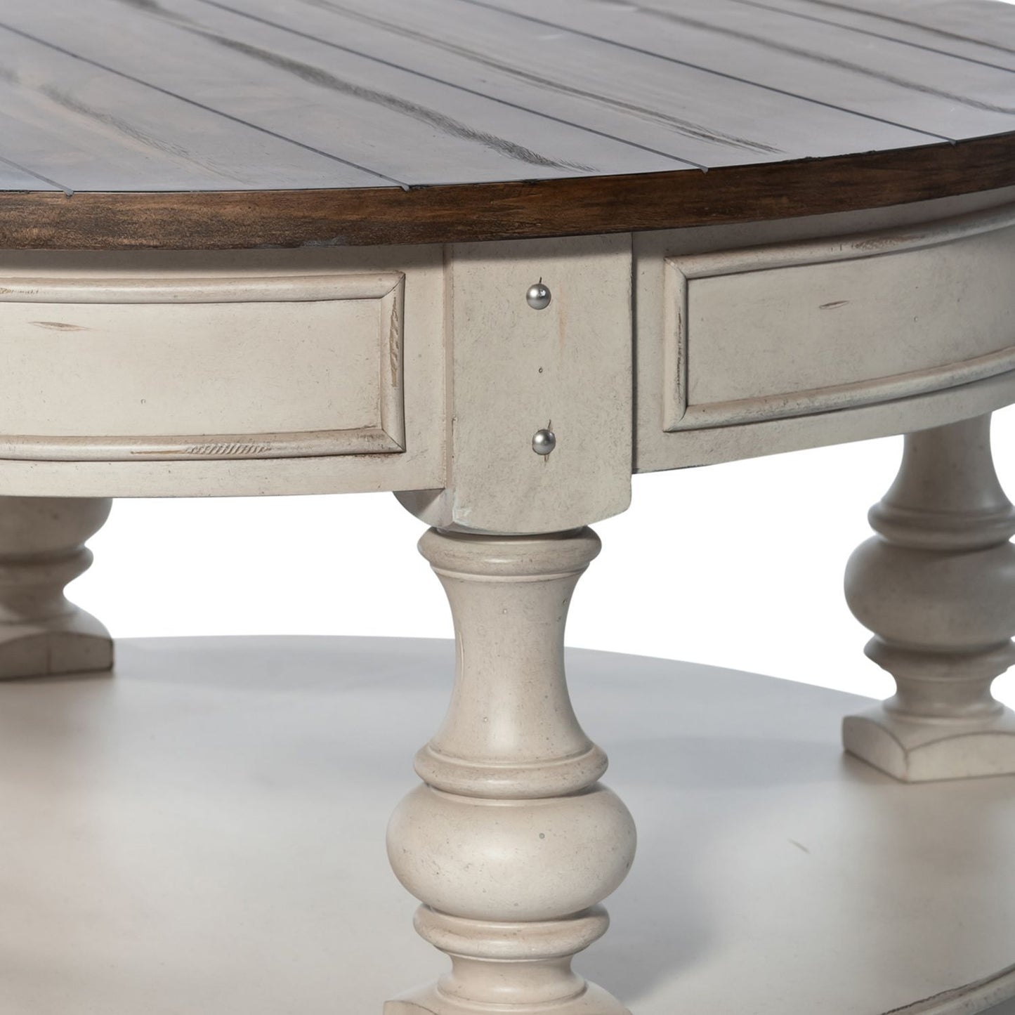 Morgan Creek - Round Cocktail Table - White
