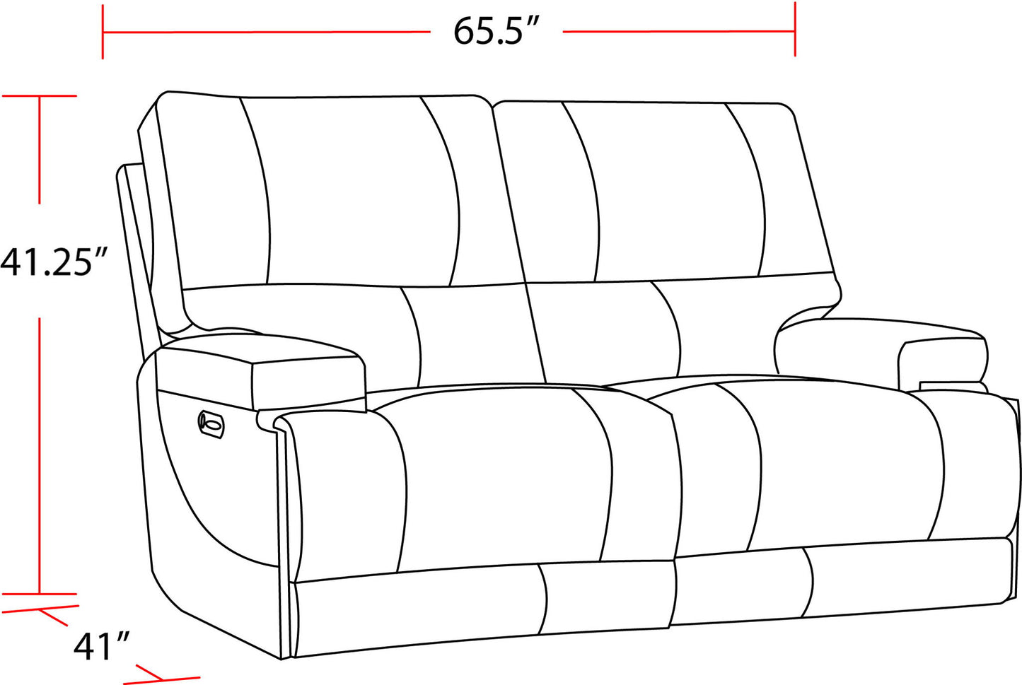Whitman - Powered By Freemotion Living Room Set