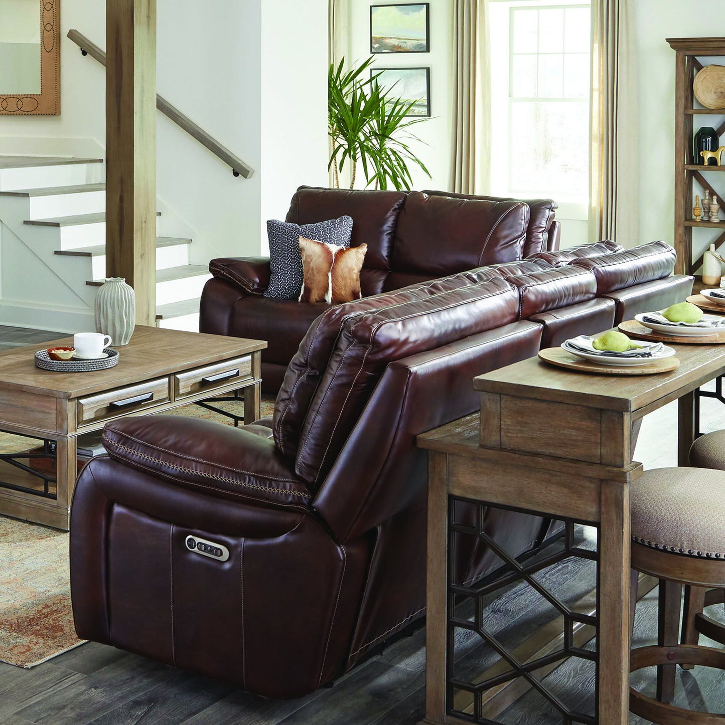 Vail - Power Reclining Sofa - Burnt Sienna