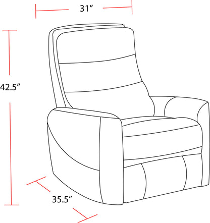 Hercules - Manual Swivel Glider Recliner