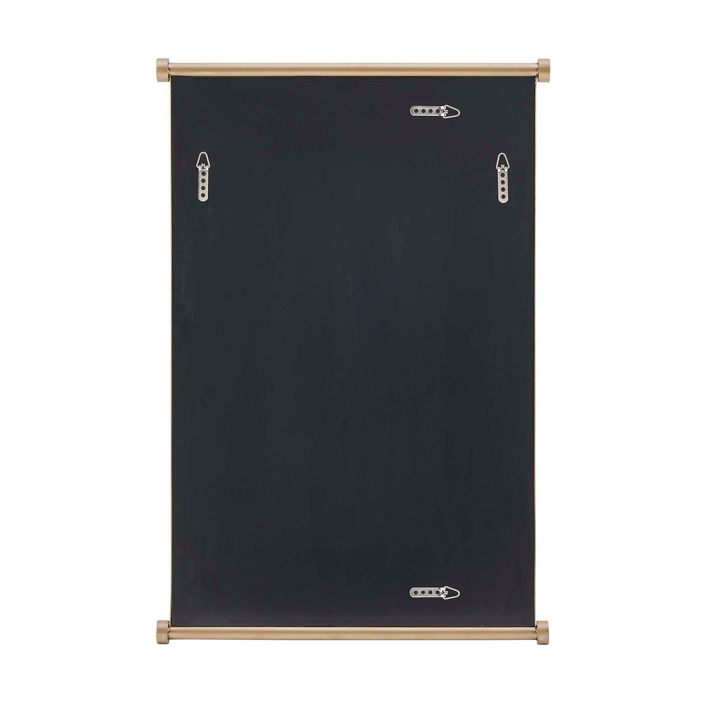 Scroll - Rectangular Mirror - Brass / Gold