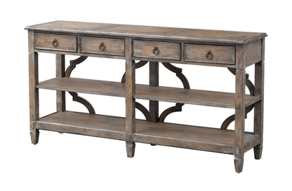 Brees - Four Drawer Console - Bostwick Brown