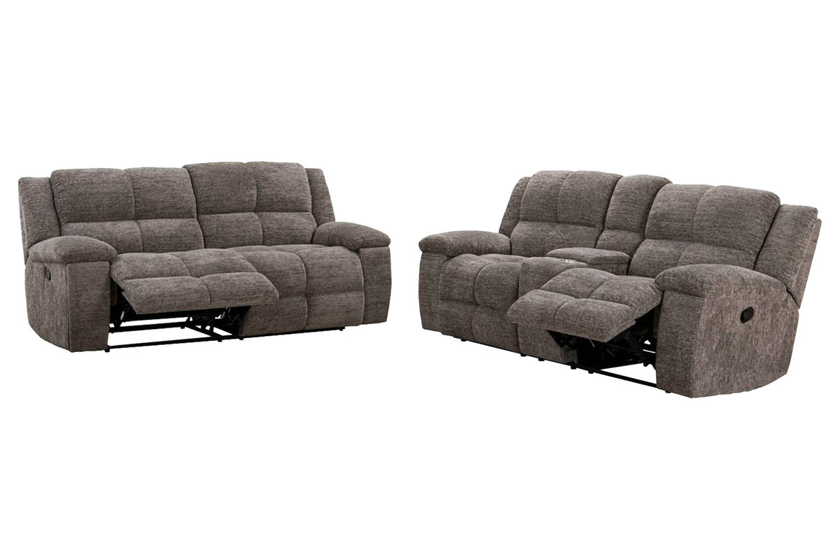 Buster - Manual Reclining Console Loveseat