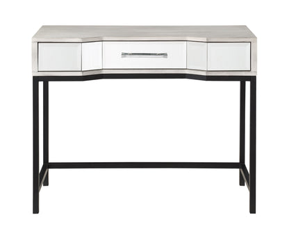 Gabby - One Drawer Console - White / Black