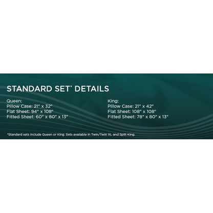 Tempur-Adapt - Tempur-Adapt Luxe Egyptian Cotton Sheets - White