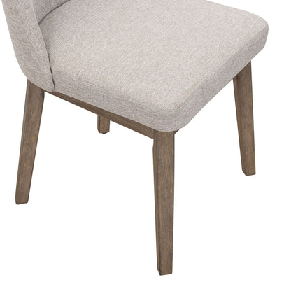 Edison - Upholstered Side Chair (RTA) - Brownstone With Faux Marble Tops