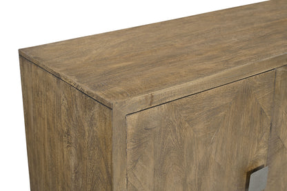 Cozad - Three Door Credenza - Aged Natural