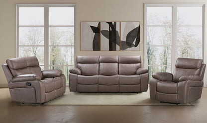 Theon - Manual Sofa With Drop Down Table - Stokes Toffee