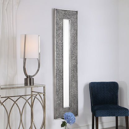 Bannon - Tall Metallic Mirror - Dark Gray