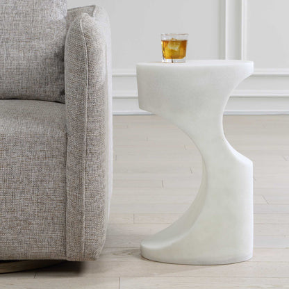 Stevie - Indoor-Outdoor Accent Table - White