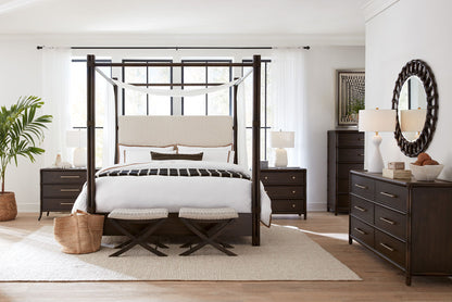 Retreat - Pole Rattan Nightstand