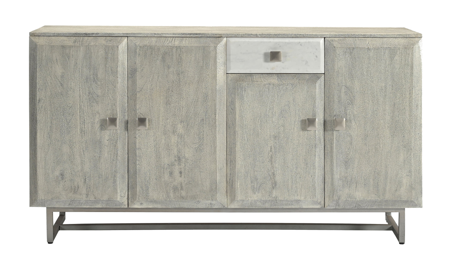 Valpraraiso - Four Door One Drawer Credenza - Gray