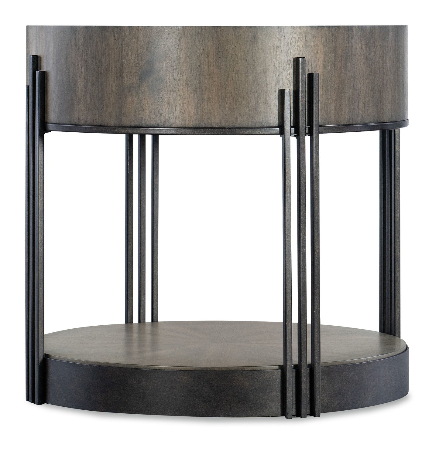 Commerce and Market - Skyline Side Table - Dark Brown